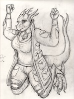 Dragon In A Cool Coat  