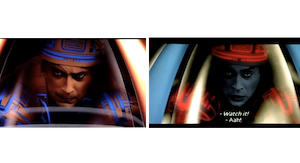 images of the two programs side by side, looking recognizably the same