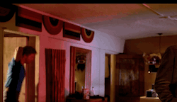 flynn entering his apartment after lora and alan, to face the Flynntervention. he passes underneath a freakin' ROW of rainbow flags over his door. and then he takes his shirt off. I'm not going to show the way he looks at alan like he's totally stripping for him because the first time i did that i got flagged with "needs a community label." LGBTQ community i guess.