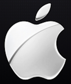 the Apple logo in the 00's when it became all glossy white