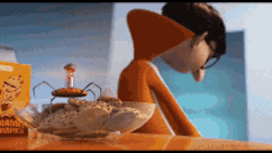 Gru's cookie robots infiltrating his enemy's house in Despicable Me