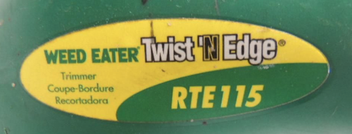product logo image: WEED EATER Twist N Edge

